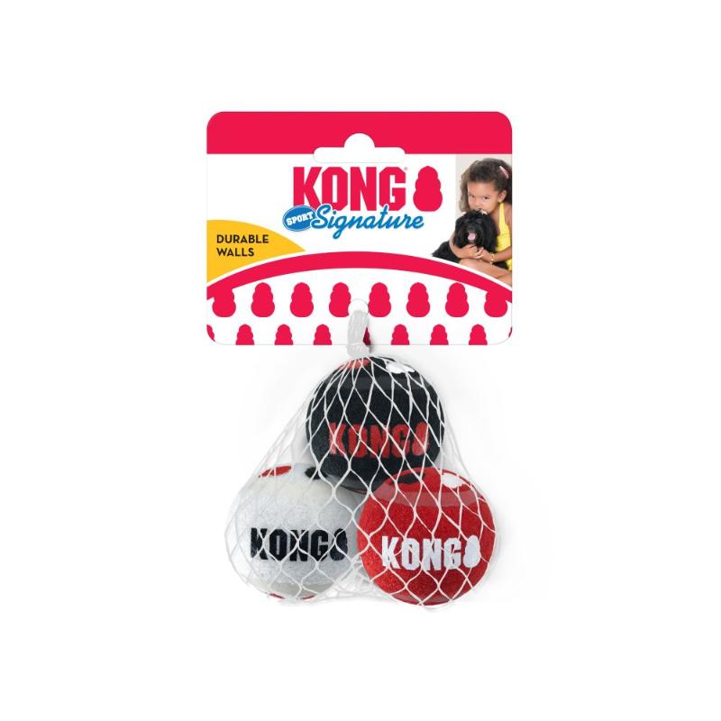 Kong Signature Sports Ball 3 pk S