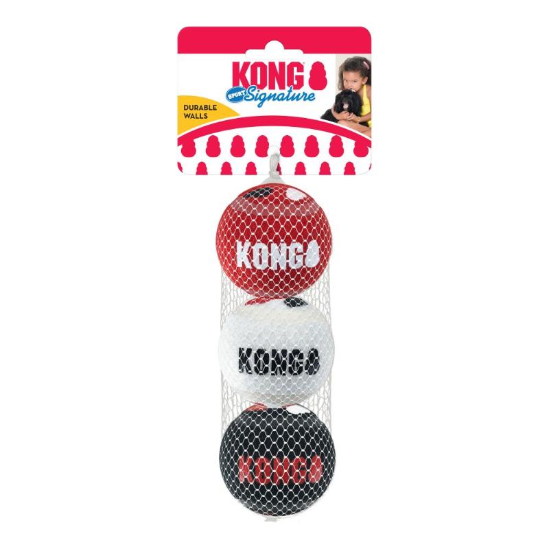 Kong Signature Sports Ball 3 pk M