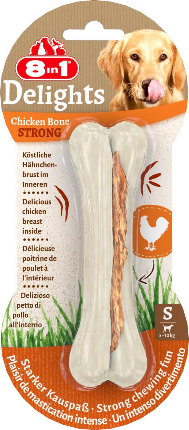 8in1 Delights Chicken Bones Strong S