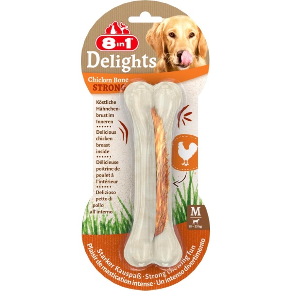 8in1 Delights Chicken Bones Strong M