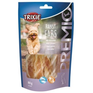 Trixie Kaninører m/Kylling 80g