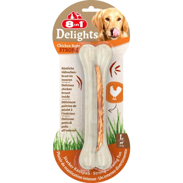 8in1 Delights Chicken Bones Strong L