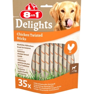8i1 Delight Twisted Sticks 35stk